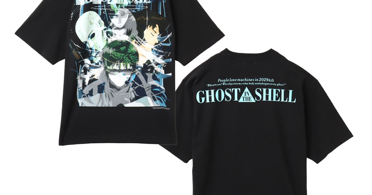 GHOST IN THE SHELL x Kosuke Kawamura x atmos コラボTシャツ [画像 