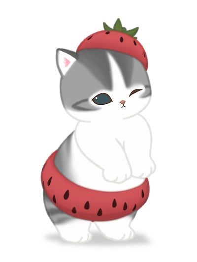 いちごにゃん (c)mofusand