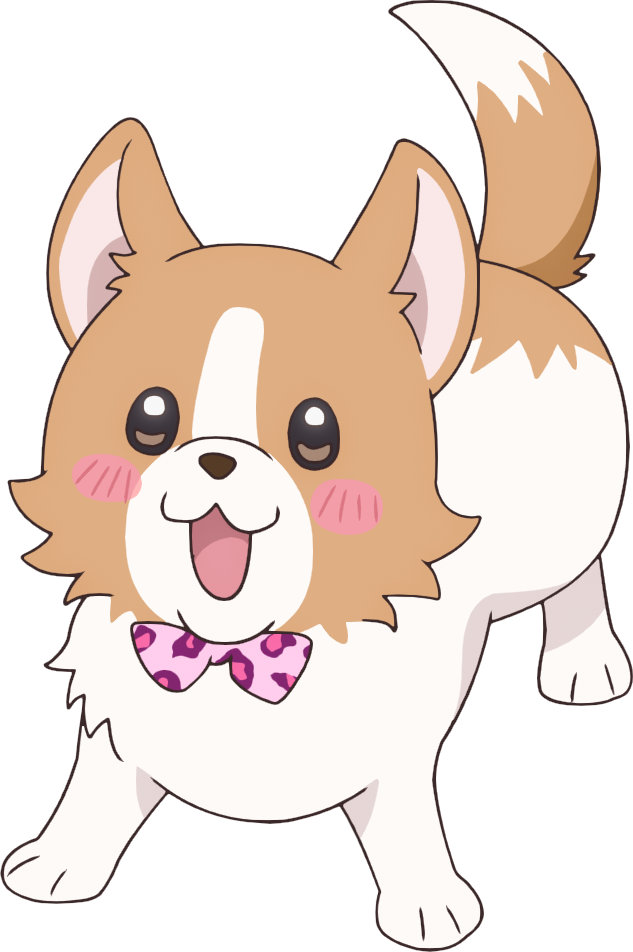 ジャンボキング（CV：松井恵理子）赤石家のペットのかしこい犬。