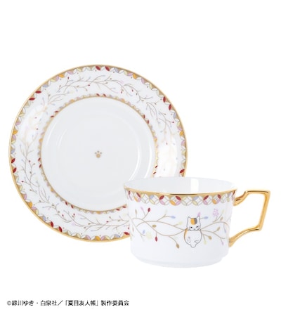 「ノリタケコラボ ニャンコ先生 カップ＆ソーサー」「ノリタケコラボ ニャンコ先生 カップ＆ソーサー」