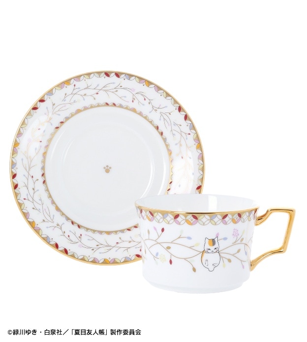 「ノリタケコラボ ニャンコ先生 カップ＆ソーサー」「ノリタケコラボ ニャンコ先生 カップ＆ソーサー」