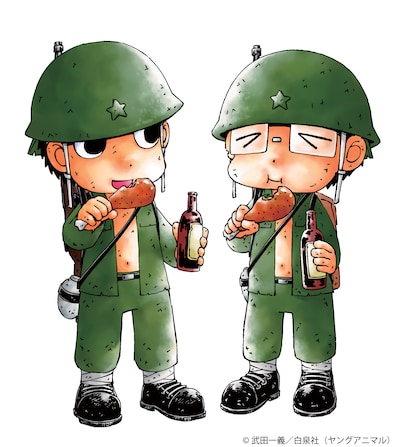 映画「ペリリュー ー楽園のゲルニカー」武田一義によるクリスマスをイメージした描き下ろしイラスト