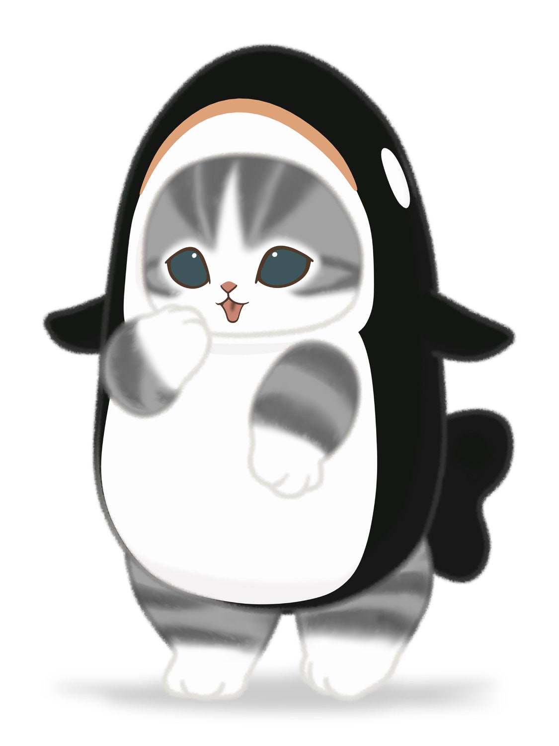 ちびにゃん (c)mofusand - 「mofusand」ショートアニメ化、1話が先行