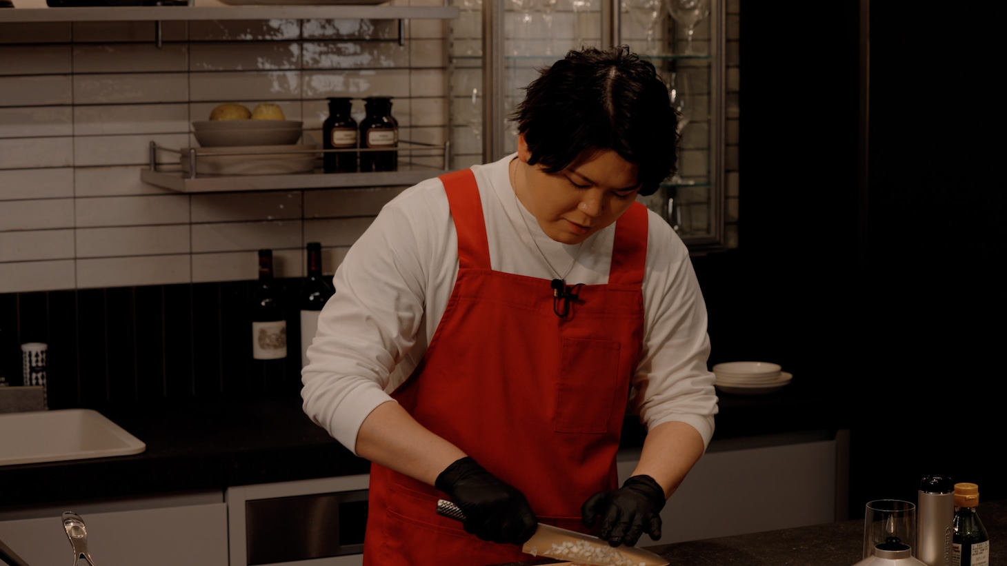 「ガンチャン新春特番2026」より、「ガンチャンクッキング」撮影風景