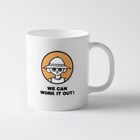 道草晴子と陶磁器メーカーのニッコーがコラボ、マグカップ「生きのびるためのマグ」発売