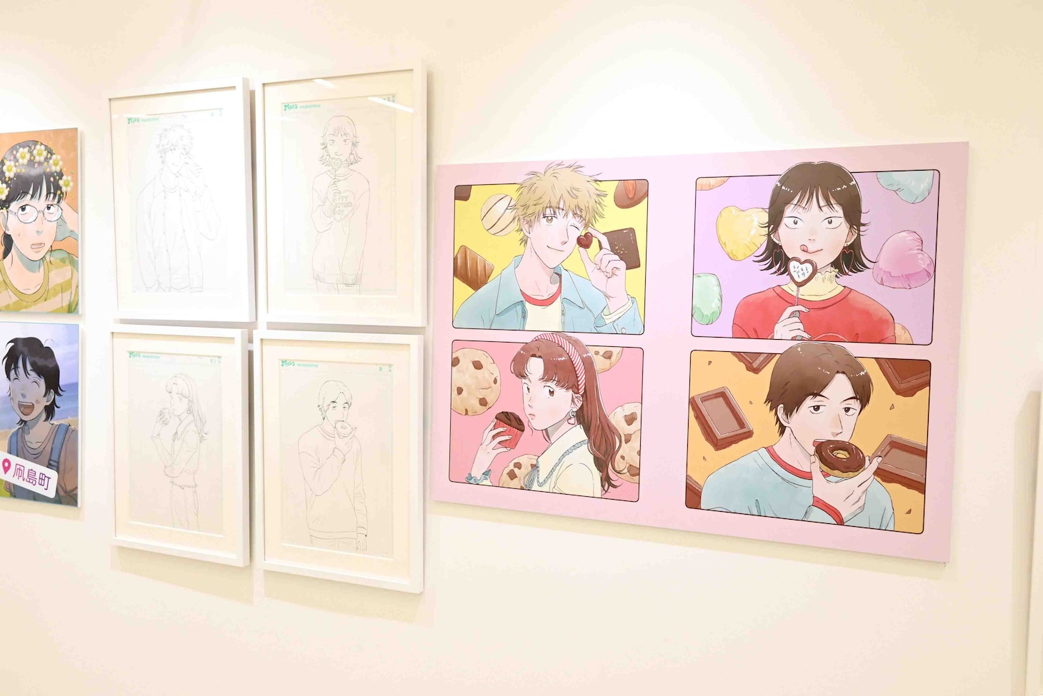 「スキップとローファー展」の様子