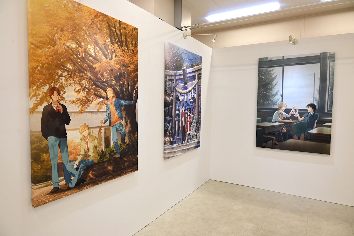 「スキップとローファー展」の様子