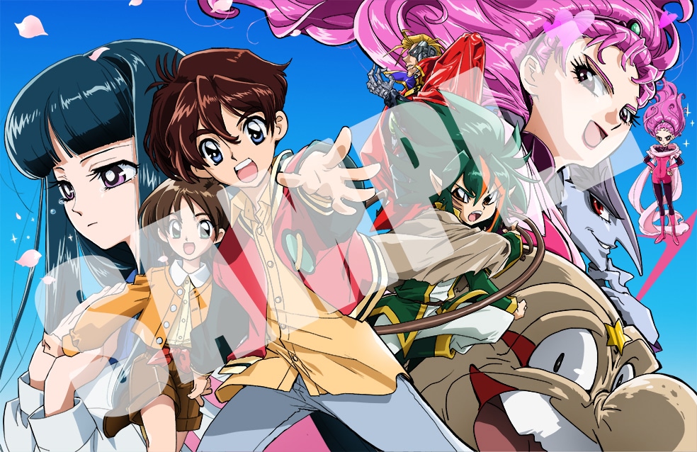 アニメ「伝説の勇者ダ・ガーン」Blu-ray BOX1巻のデジパックイラスト