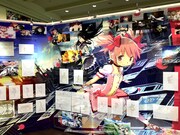 「シャフト50周年展」より「魔法少女まどか☆マギカ」の展示エリア