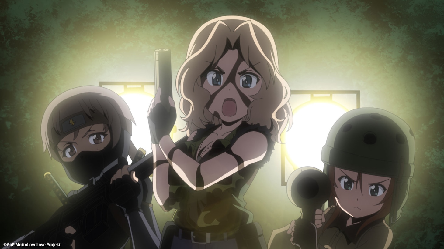 「ガールズ＆パンツァー もっとらぶらぶ作戦です！」第2幕のPVの場面カット