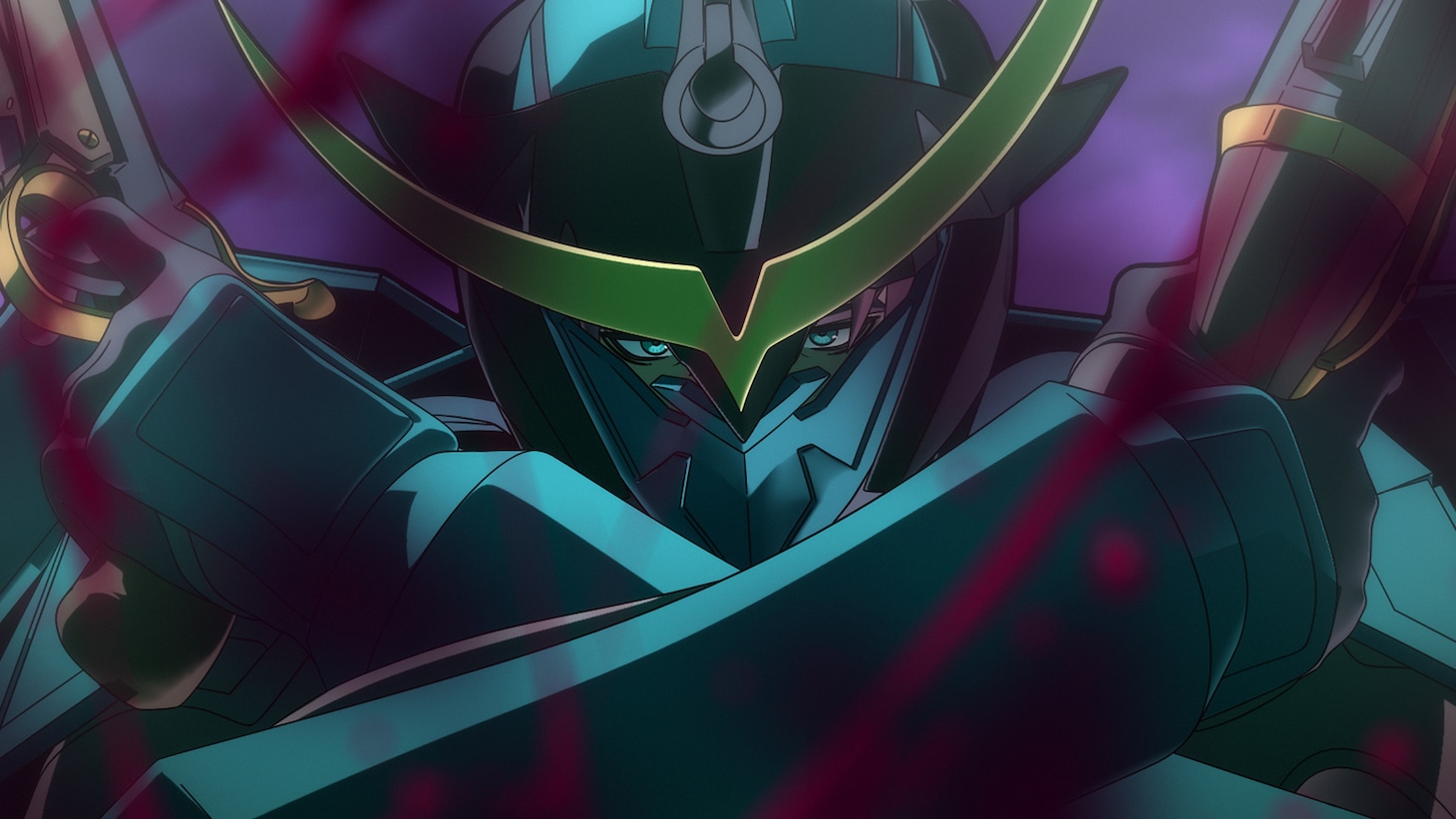 TVアニメ「鎧真伝サムライトルーパー」第1話の場面カット