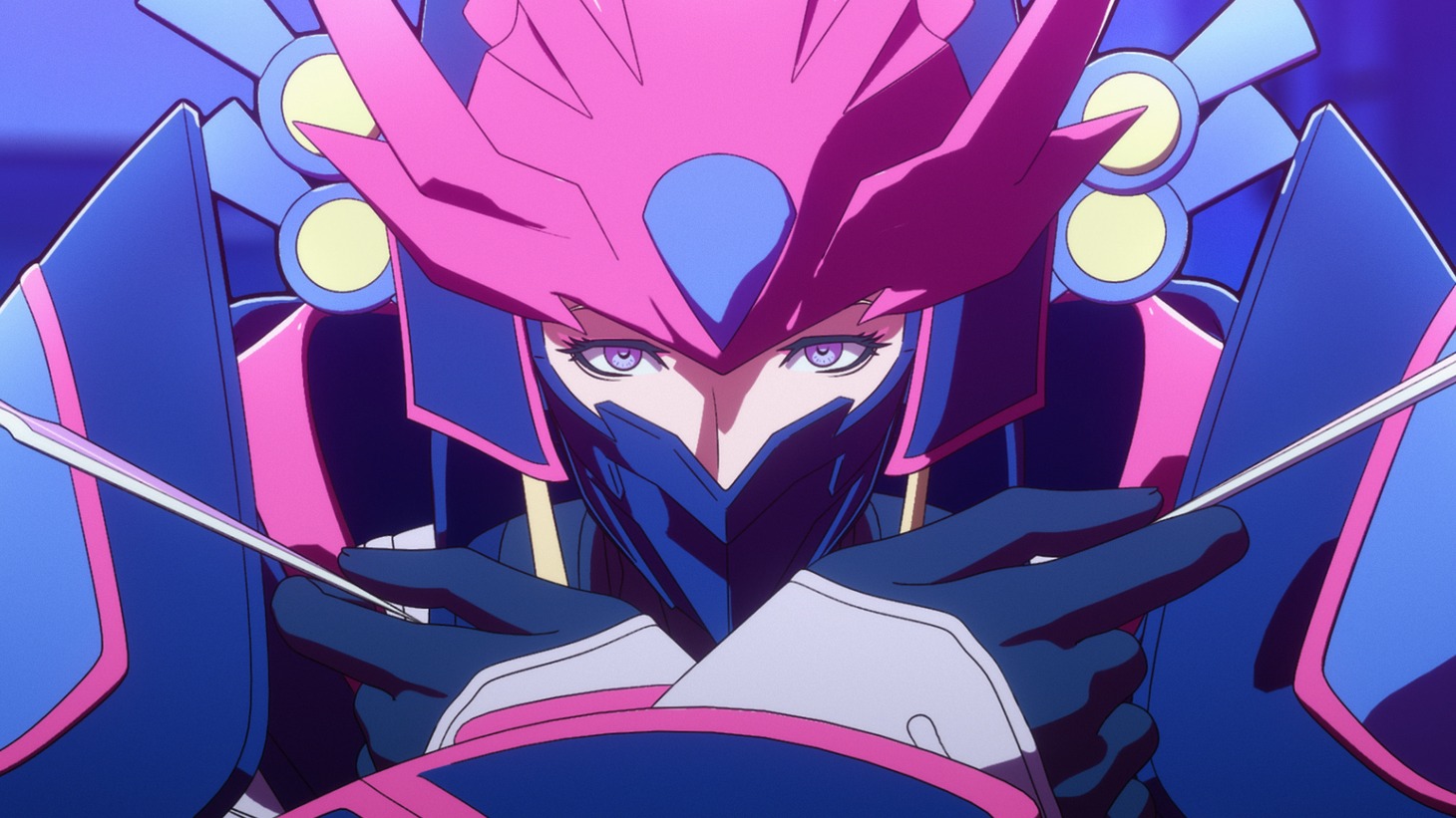 TVアニメ「鎧真伝サムライトルーパー」第1話の場面カット