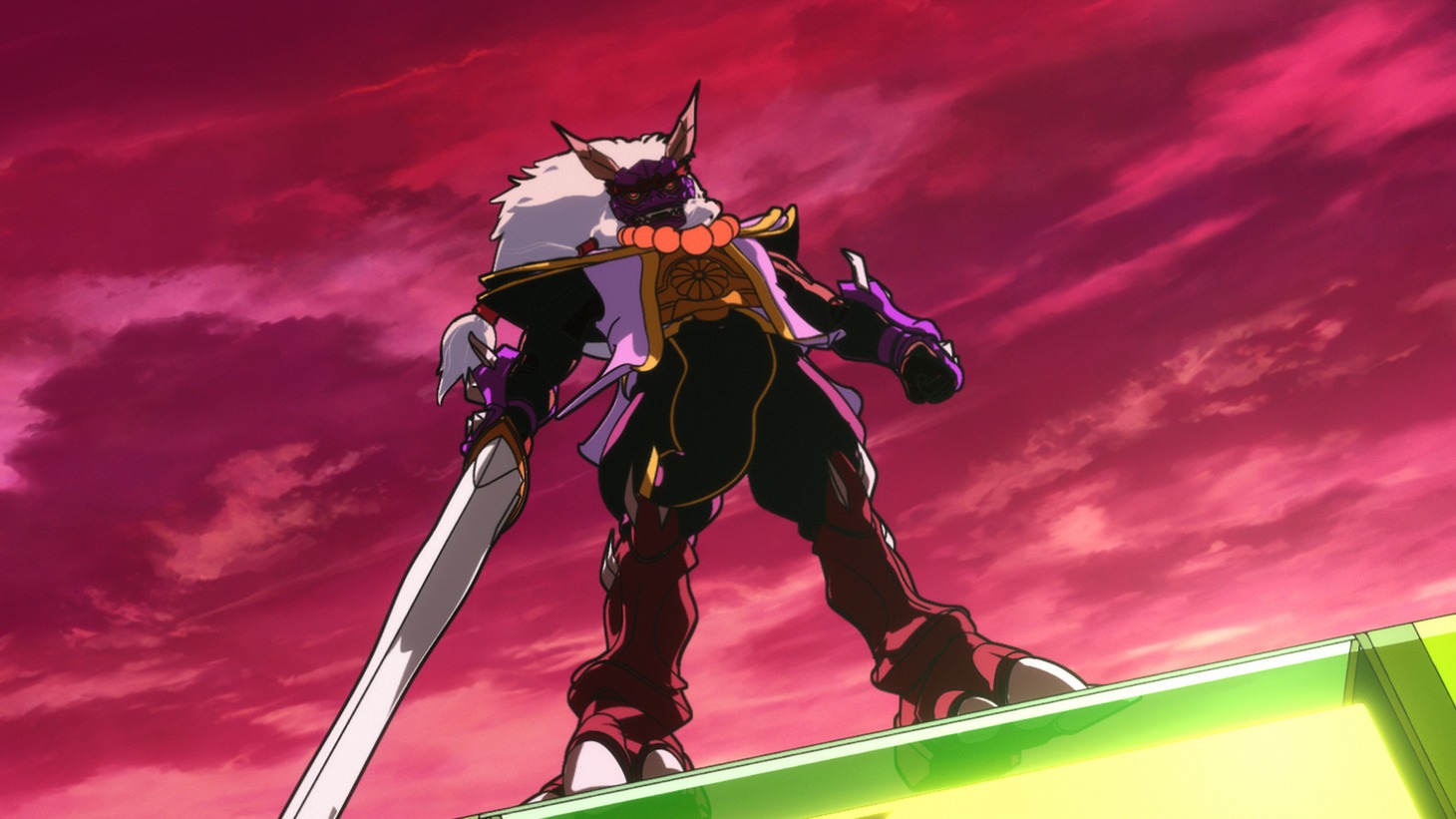 TVアニメ「鎧真伝サムライトルーパー」第1話の場面カット