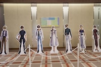 「新機動戦記ガンダムW 30周年記念ディナーショー -Operation Reunion-」の展示コーナーより