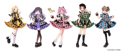 「前橋ウィッチーズ」魔法衣装“ガーデニングフォーム”イラスト