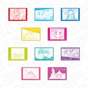 前半で販売されるグッズ「名シーンスクエアカンバッジ（ランダム） GALS!」