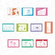 前半で販売されるグッズ「名シーンスクエアカンバッジ（ランダム） 星の瞳のシルエット
」