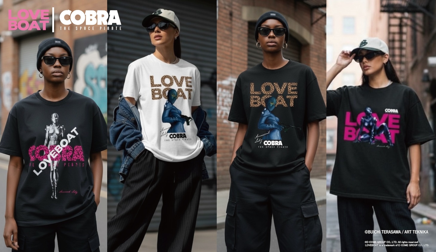 「コブラ」とLOVEBOATのコラボアイテム告知画像