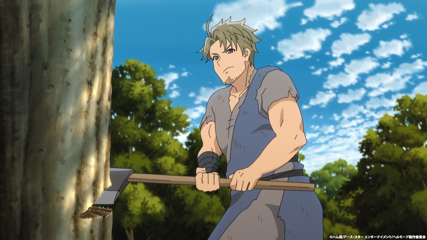 TVアニメ「ヘルモード ～やり込み好きのゲーマーは廃設定の異世界で無双する～」第1話場面カット