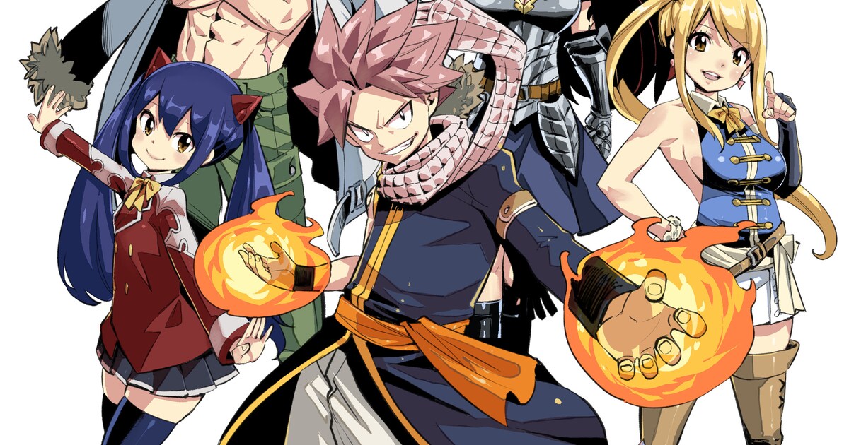 FAIRY TAIL」20周年記念、真島ヒロの描き下ろしイラストにナツや 