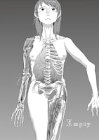 「1ページ先、奇妙を右方向です。 勝見ふうたろー作品集」の収録作「Empty」の扉ページ