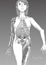 「1ページ先、奇妙を右方向です。 勝見ふうたろー作品集」の収録作「Empty」の扉ページ