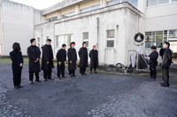 コラボテレビCM「スパイシーチキンマックナゲット 黒胡椒ガーリック 『今しかできねーこと』篇（15秒）」メイキング写真