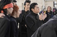 コラボテレビCM「スパイシーチキンマックナゲット 黒胡椒ガーリック 『今しかできねーこと』篇（15秒）」メイキング写真