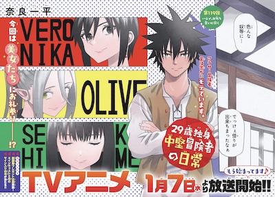 「29歳独身中堅冒険者の日常」扉ページ