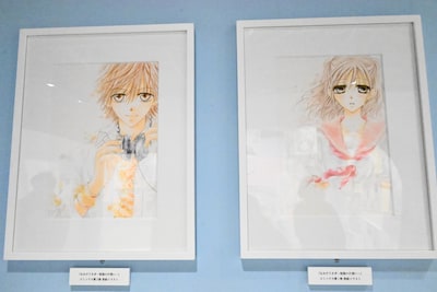 「なみだうさぎ～制服の片想い～」のカラー原画