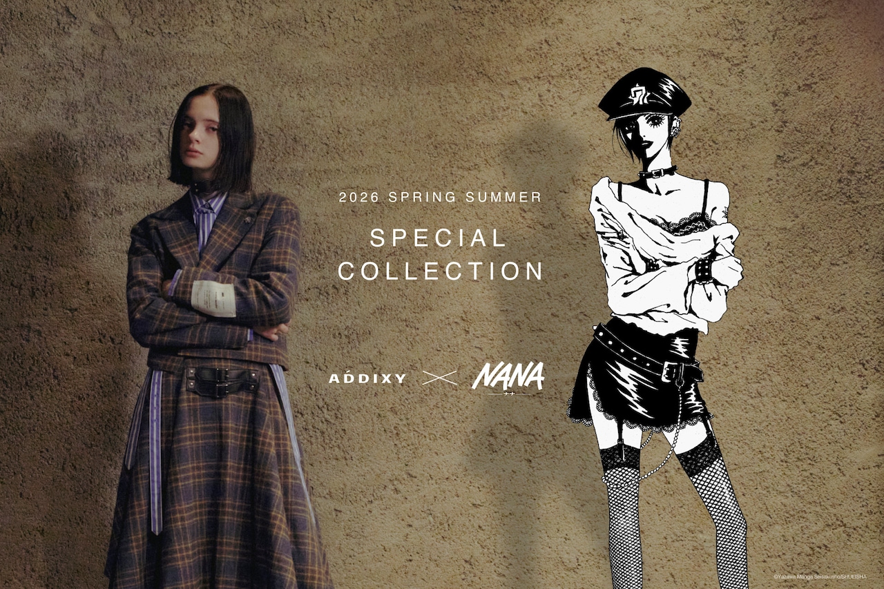「NANA」とADDIXYのコラボコレクションビジュアル