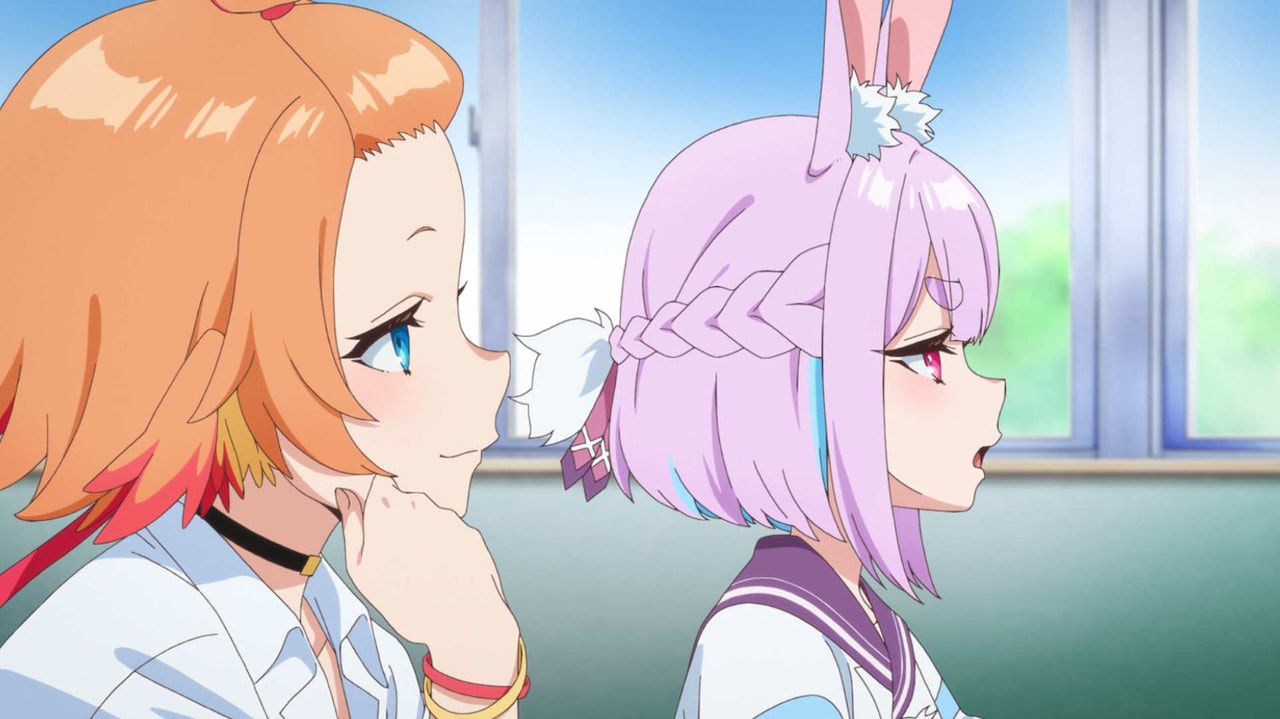 TVアニメ「人外教室の人間嫌い教師」1話場面カット