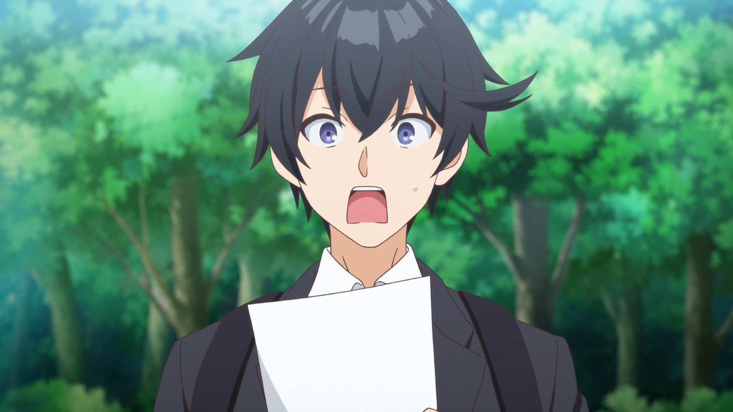 TVアニメ「人外教室の人間嫌い教師」1話場面カット