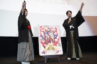 左から寺島惇太、菱田正和総監督