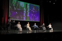 「シャフト50周年展×Mixa Animation Diary『化物語』」昼の部の様子