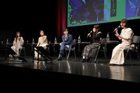 「シャフト50周年展×Mixa Animation Diary『化物語』」昼の部の様子