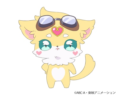 ジェット先輩（CV：梶裕貴）。名探偵プリキュアをサポートするプリキットを発明する自称天才博士。妖精姿を見られることが恥ずかしく、人間姿でいることが多い (c)ABC-A・東映アニメーション