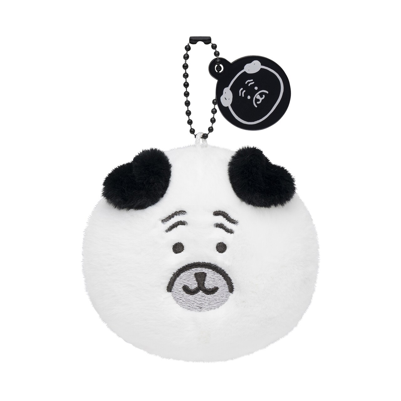 E賞の「おかおマスコットバッジ」 - ナガノのくま大集合のくじ、約50cm