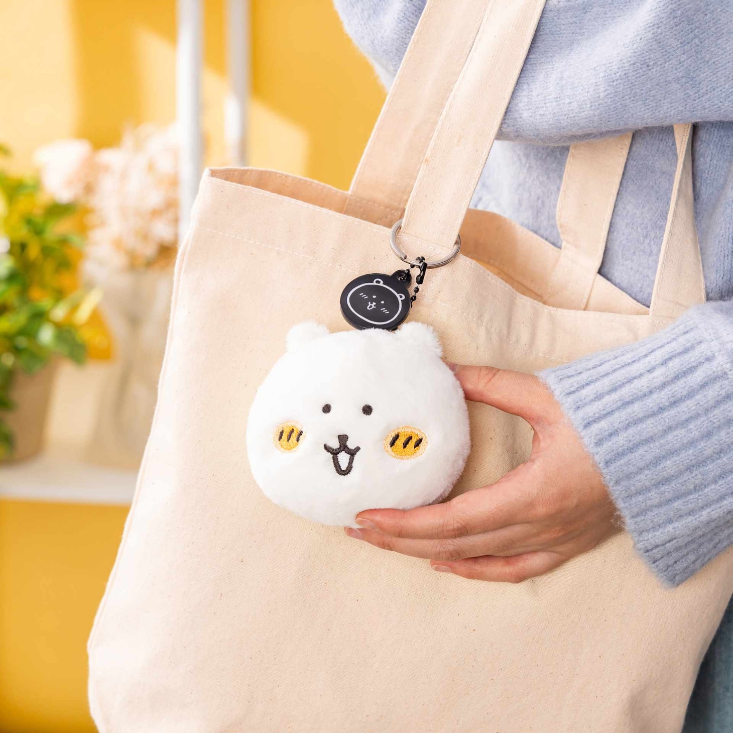 E賞の「おかおマスコットバッジ」