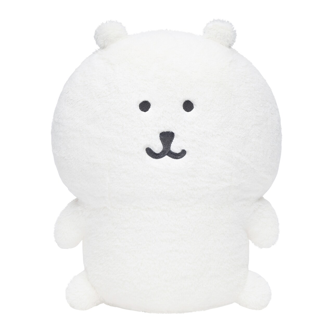 B賞の「もっちりぬいぐるみM」 - ナガノのくま大集合のくじ、約50cmの