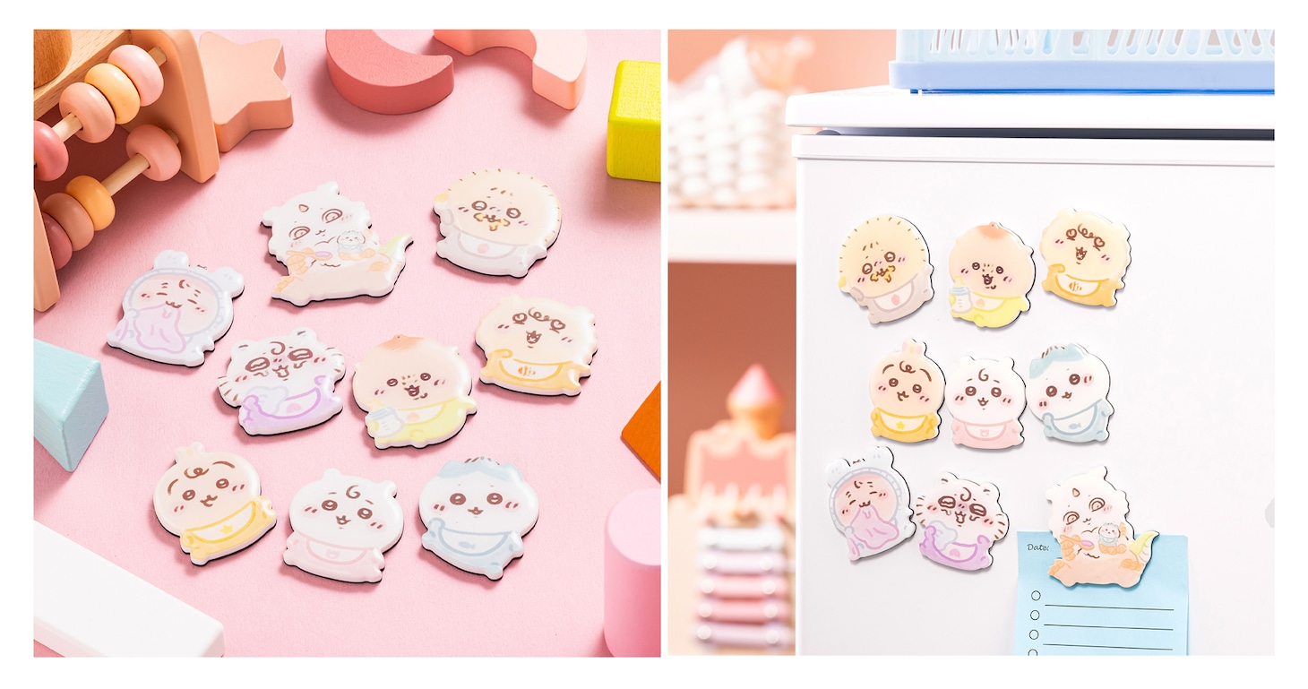 「Chiikawa Baby」より全9種の「ぷっくりアクリルマグネット」