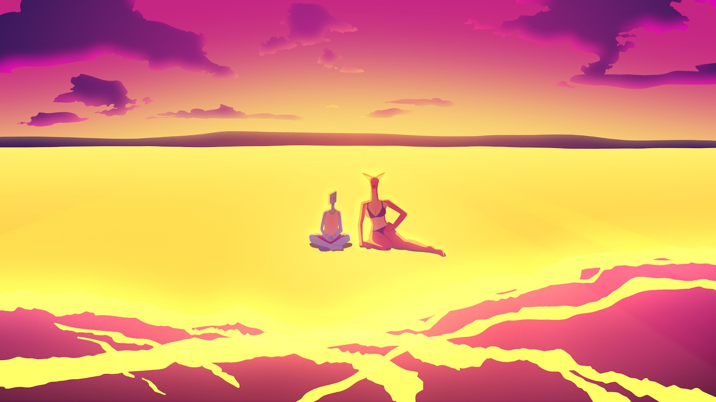 「ザ・ポップスター・ウォーター・ディアー・アンド・アイ」 (c)LEE Sasha, KIAFA AniSEED