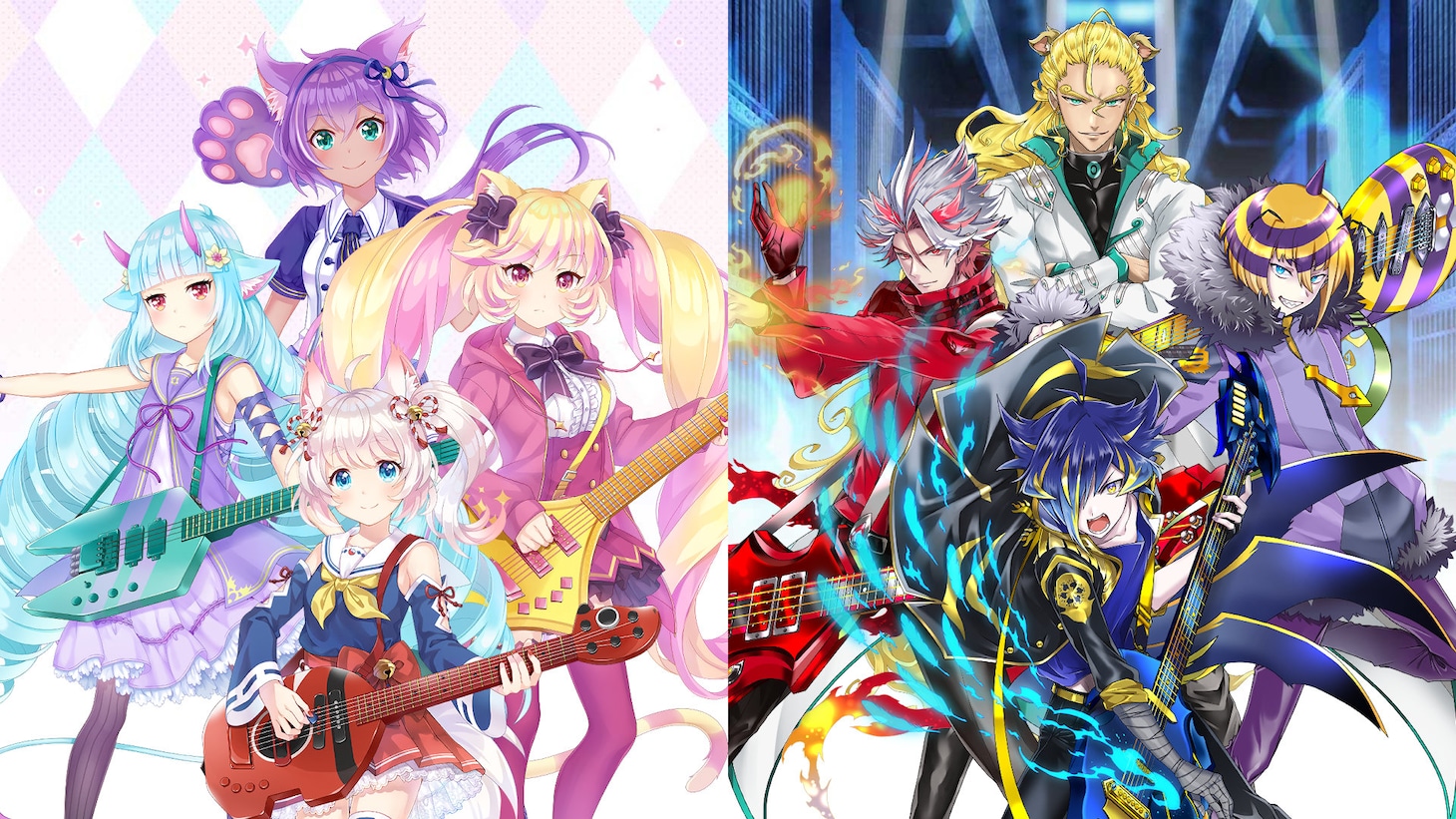 「Virtual Sanrio Puroland」大型アップデートで登場する「SHOW BY ROCK!! WORLD」イメージ