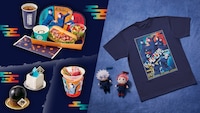 ユニバーサル・スタジオ・ジャパン「呪術廻戦」コラボレーションで展開されるフードとグッズ