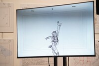 押山清高監督による3Dライブドローイングの様子