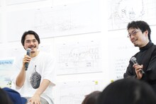 左から押山清高監督、成田悠輔氏