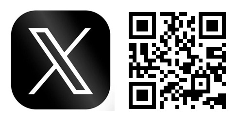 公式XのアクセスQRコード
