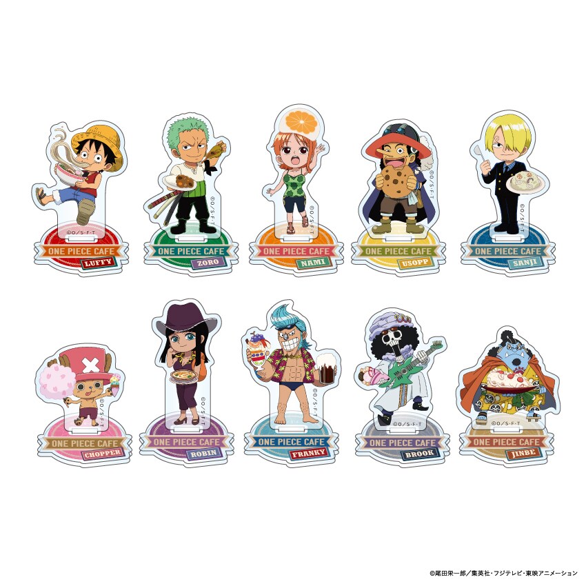 抽プレ当選品ONE PIECE学園 アクリルスタンド 最強ジャンプ1月号