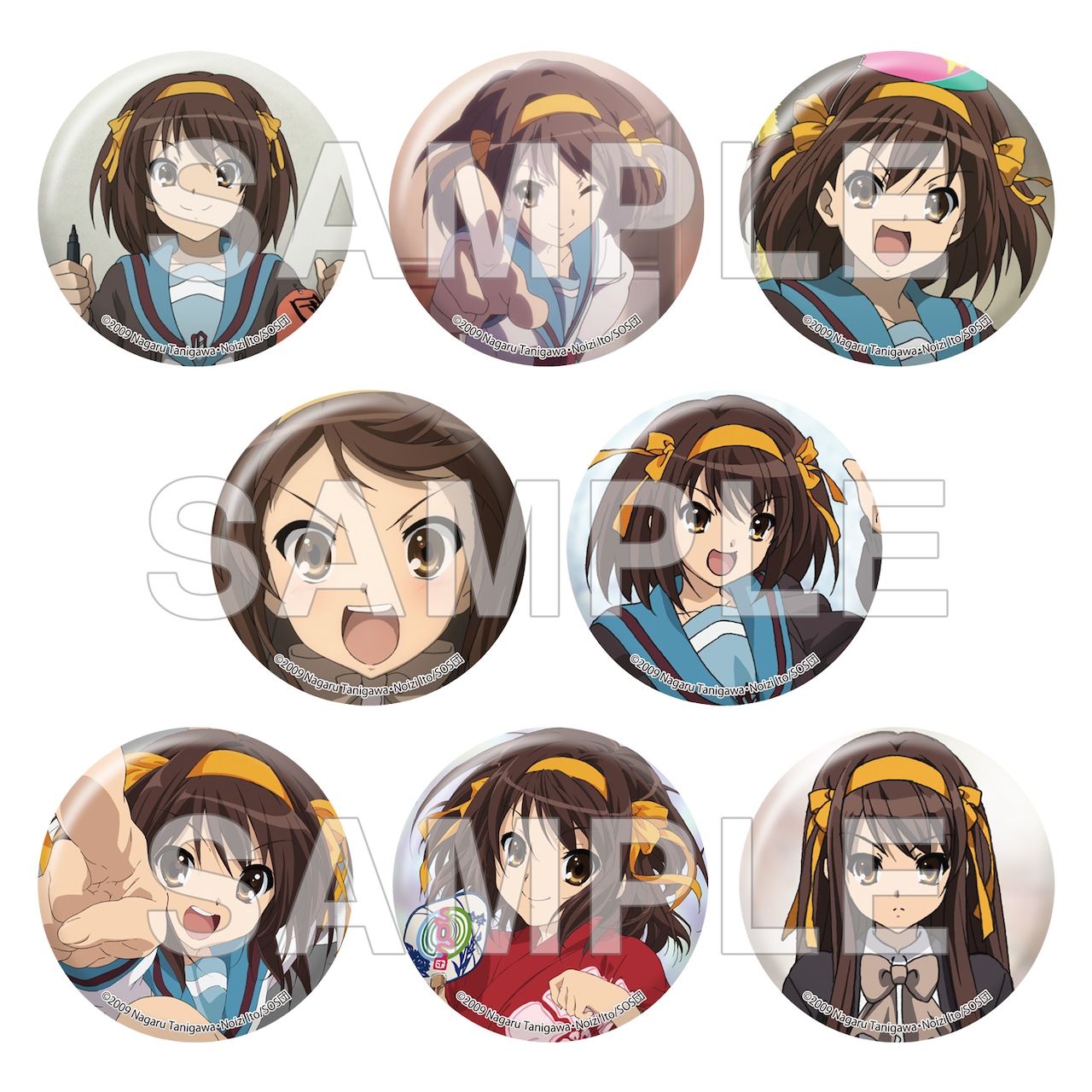 涼宮ハルヒの劇場 涼宮ハルヒ ゲーマーズ限定 特典 缶バッジ 50個 涼宮