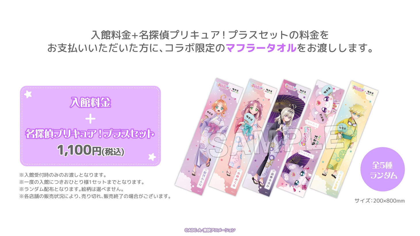 「入館料金＋名探偵プリキュア！プラスセット」